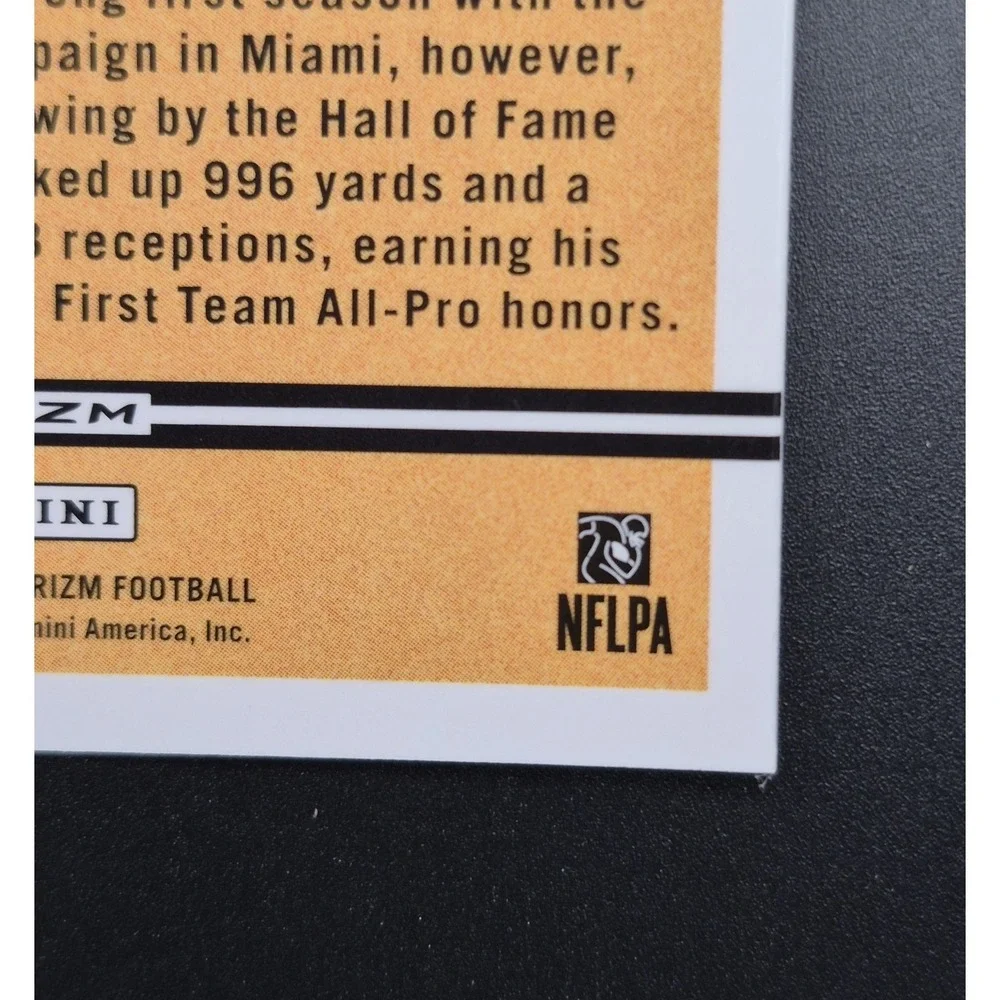 2025 Panini Prizm Paul‎ Warfield #FLA-PWD Flashback Auto Green Scope Prizm /75